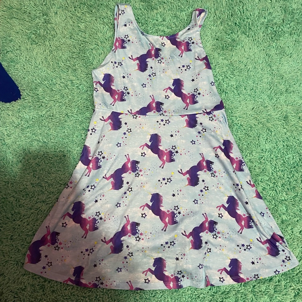 SO unicorn stars dress size 10